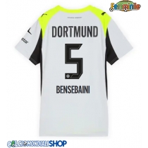 Maglie da calcio Borussia Dortmund Ramy Bensebaini #5 Seconda Maglia Femminile 2025-26 Manica Corta